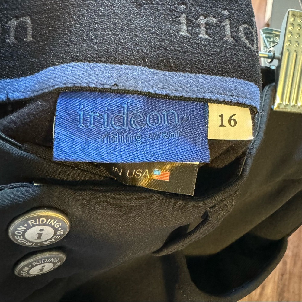 Irideon Hampshire Tech Fleece Show Breeches Kids Size 16 - Picture 4 of 5